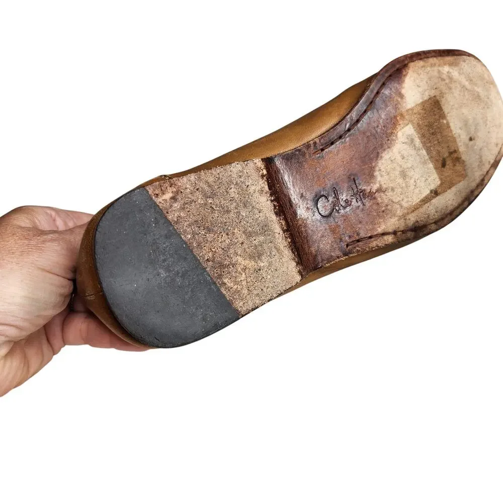 Cole Haan Brown Leather Loafers Slip On Shoes Men's Size 9M Classic